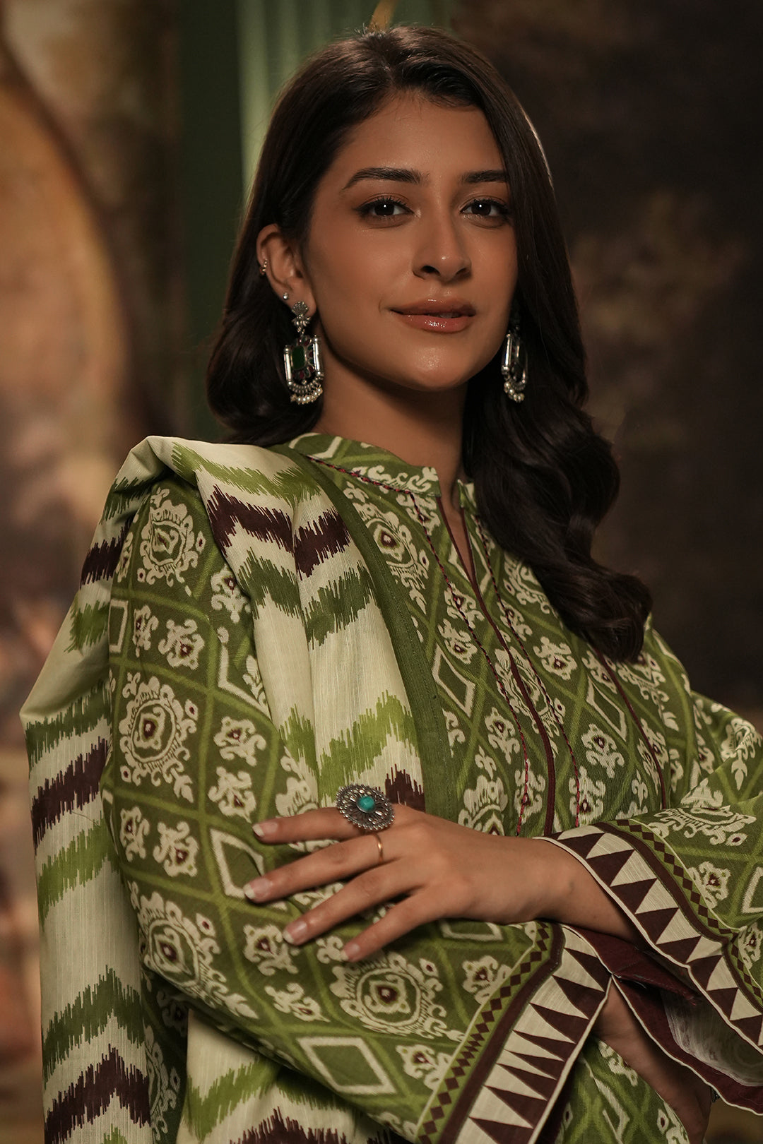 Zellbury | Unstitched 3 Piece Khaddar | Shirt Shalwar Dupatta - 0463 - by - Libasekhas UK - Registered Vendor of : Zellbury Women - 100% Original Designer Dresss
