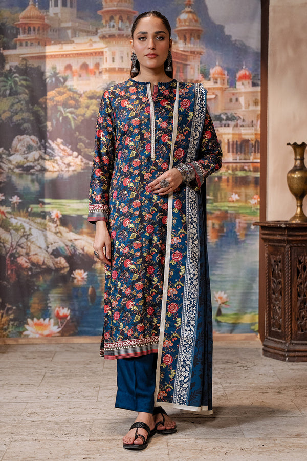 Zellbury | Unstitched 3 Piece Cotail | Shirt Shalwar Dupatta - 0470 - by - Libasekhas UK - Registered Vendor of : Zellbury Women - 100% Original Designer Dresss