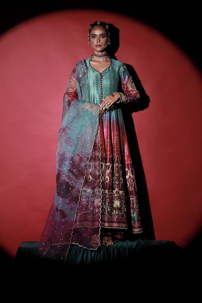 Wardha Saleem | Meeram Festive Formals | Mor - by - Libasekhas UK - Registered Vendor of : Wardha Saleem - 100% Original Designer Dresss