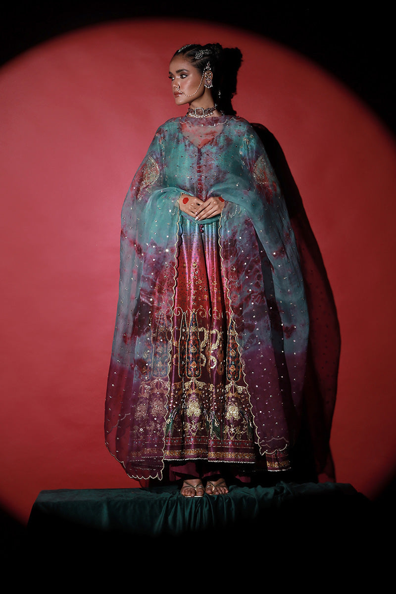 Wardha Saleem | Meeram Festive Formals | Mor - by - Libasekhas UK - Registered Vendor of : Wardha Saleem - 100% Original Designer Dresss