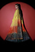 Wardha Saleem | Meeram Festive Formals | Satrangi - by - Libasekhas UK - Registered Vendor of : Wardha Saleem - 100% Original Designer Dresss