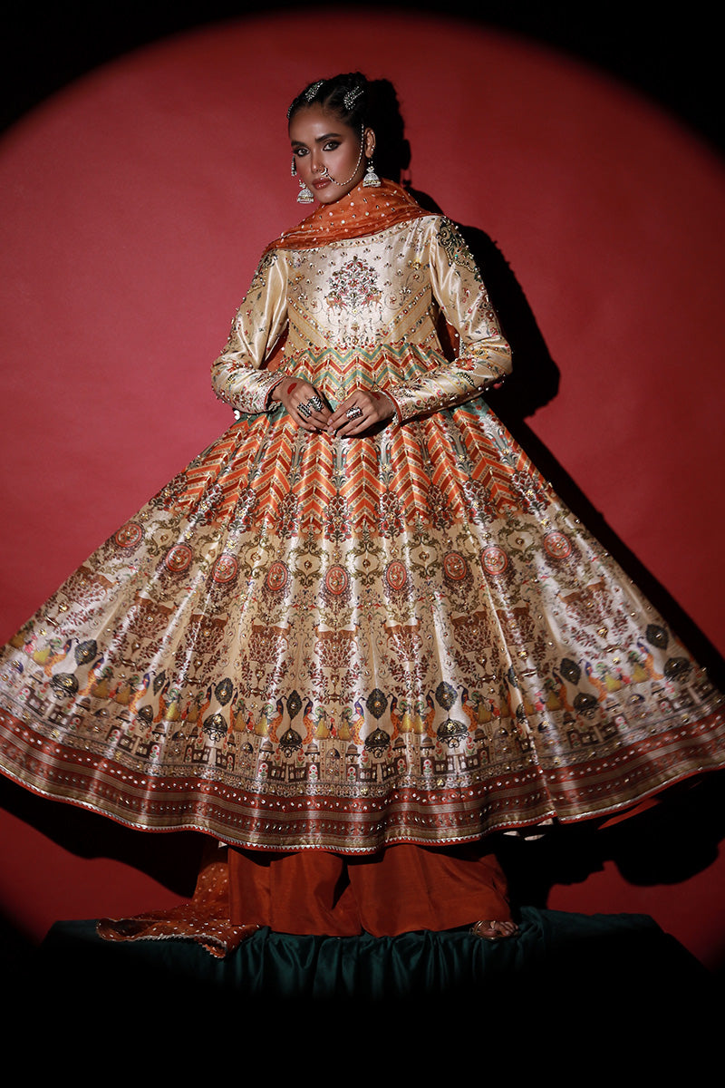 Wardha Saleem | Meeram Festive Formals | Hiran Bagh - by - Libasekhas UK - Registered Vendor of : Wardha Saleem - 100% Original Designer Dresss