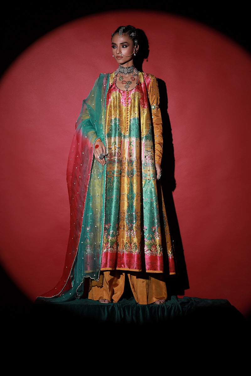 Wardha Saleem | Meeram Festive Formals | Bahaar Rang - by - Libasekhas UK - Registered Vendor of : Wardha Saleem - 100% Original Designer Dresss