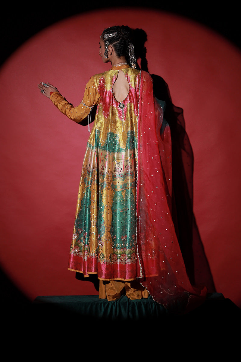Wardha Saleem | Meeram Festive Formals | Bahaar Rang - by - Libasekhas UK - Registered Vendor of : Wardha Saleem - 100% Original Designer Dresss