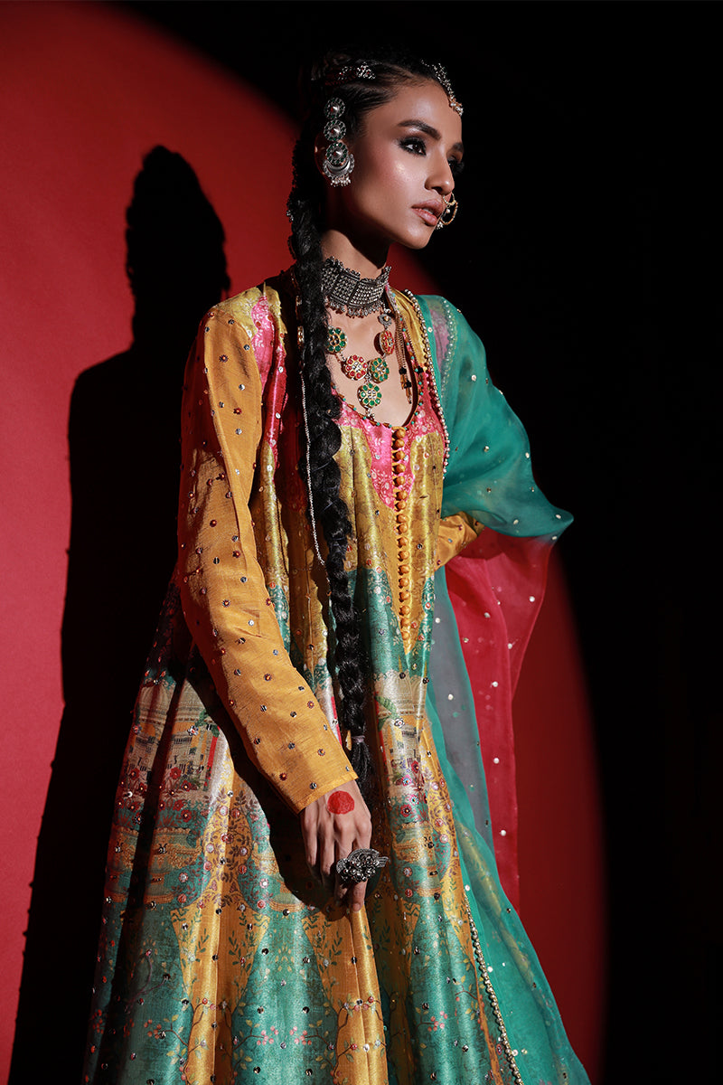 Wardha Saleem | Meeram Festive Formals | Bahaar Rang - by - Libasekhas UK - Registered Vendor of : Wardha Saleem - 100% Original Designer Dresss