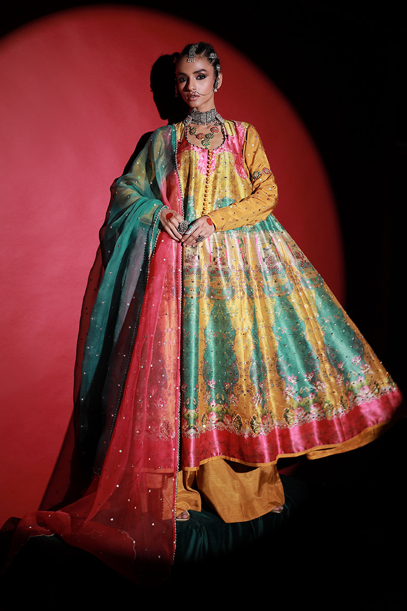 Wardha Saleem | Meeram Festive Formals | Bahaar Rang - by - Libasekhas UK - Registered Vendor of : Wardha Saleem - 100% Original Designer Dresss