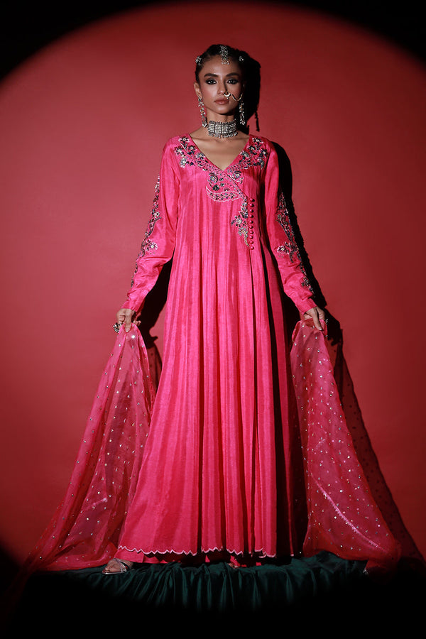 Wardha Saleem | Meeram Festive Formals | Gulab - by - Libasekhas UK - Registered Vendor of : Wardha Saleem - 100% Original Designer Dresss