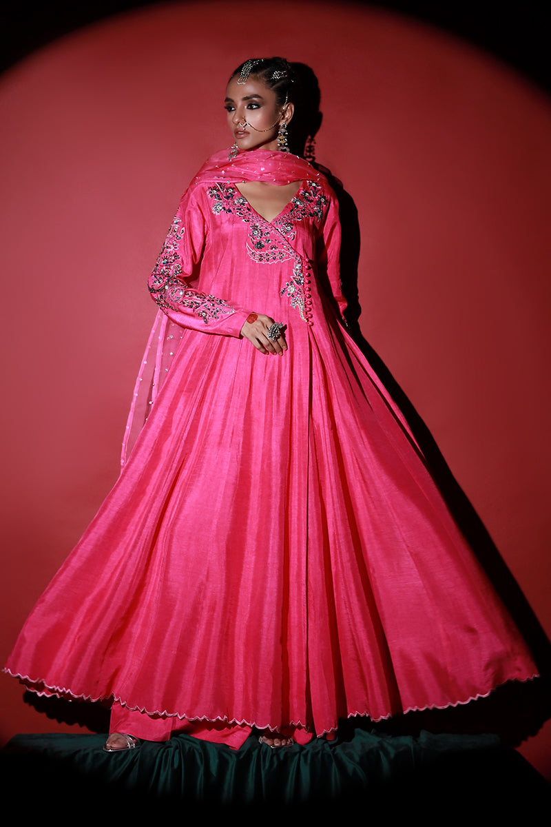 Wardha Saleem | Meeram Festive Formals | Gulab - by - Libasekhas UK - Registered Vendor of : Wardha Saleem - 100% Original Designer Dresss