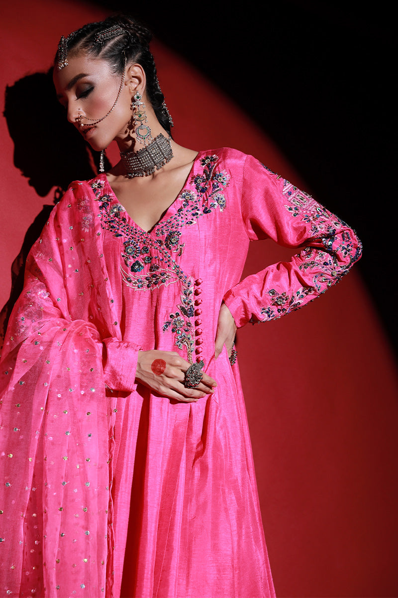Wardha Saleem | Meeram Festive Formals | Gulab - by - Libasekhas UK - Registered Vendor of : Wardha Saleem - 100% Original Designer Dresss