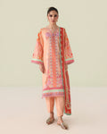 Roheenaz | Rosette Lawn | Warm Horizon - by Libasekhas UK - Registered Vendor of : Roheenaz - 100% Original Designer Dress