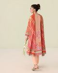 Roheenaz | Rosette Lawn | Warm Horizon - by Libasekhas UK - Registered Vendor of : Roheenaz - 100% Original Designer Dress