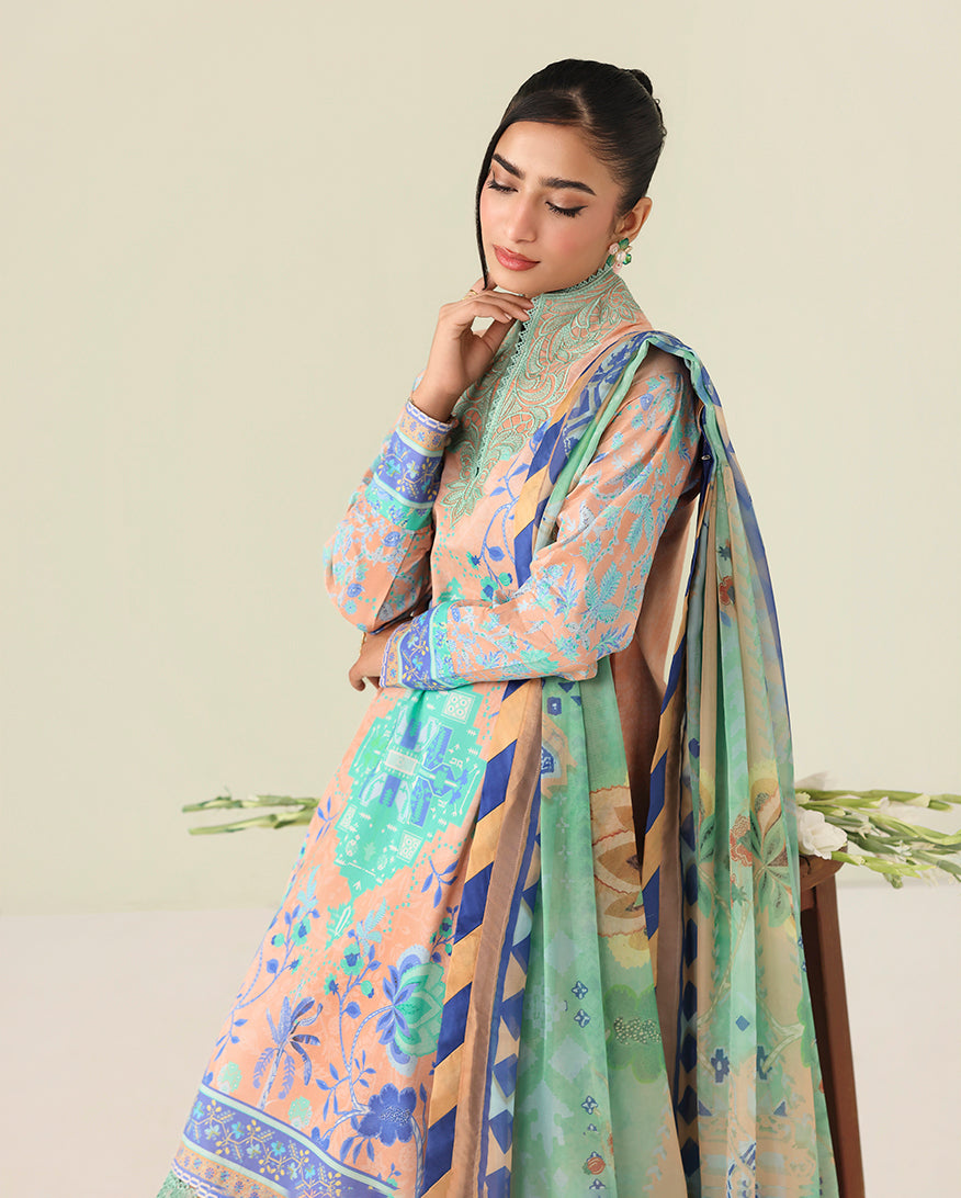 Roheenaz | Rosette Lawn | Weave of Light - by Libasekhas UK - Registered Vendor of : Roheenaz - 100% Original Designer Dress