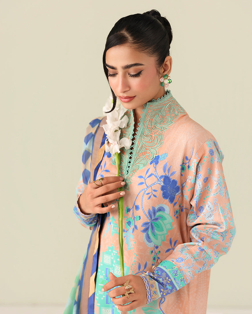 Roheenaz | Rosette Lawn | Weave of Light - by Libasekhas UK - Registered Vendor of : Roheenaz - 100% Original Designer Dress