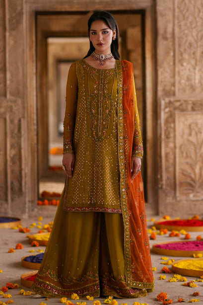 Naqshi | Zariah Crinkle Collection | Maahid - by Libasekhas UK - Registered Vendor of : Naqshi - 100% Original Designer Dress