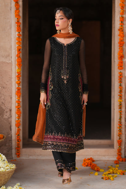 Naqshi | Zariah Crinkle Collection | Zarim - by Libasekhas UK - Registered Vendor of : Naqshi - 100% Original Designer Dress