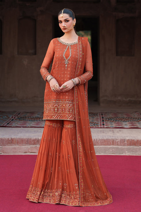 Naqshi | Kiraz Chiffon Collection | Tehzeen - by Libasekhas UK - Registered Vendor of : Naqshi - 100% Original Designer Dress