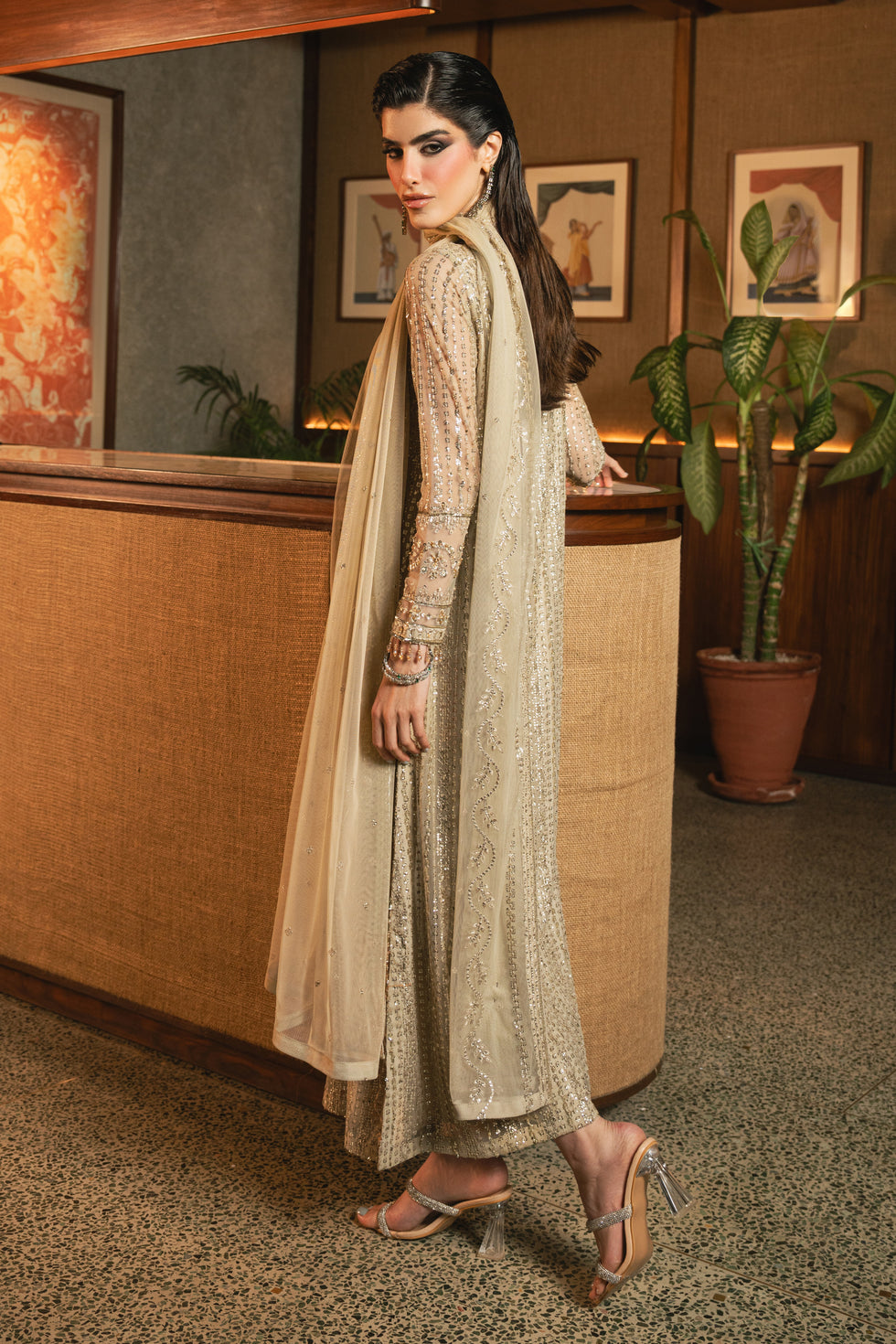 Naqshi | Izel Collection | Juliet - by - Libasekhas UK - Registered Vendor of : Naqshi - 100% Original Designer Dresss
