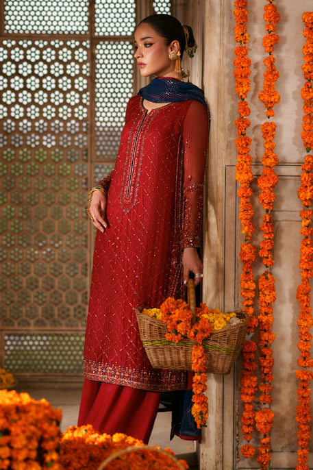 Naqshi | Zariah Crinkle Collection | Faheel - by Libasekhas UK - Registered Vendor of : Naqshi - 100% Original Designer Dress