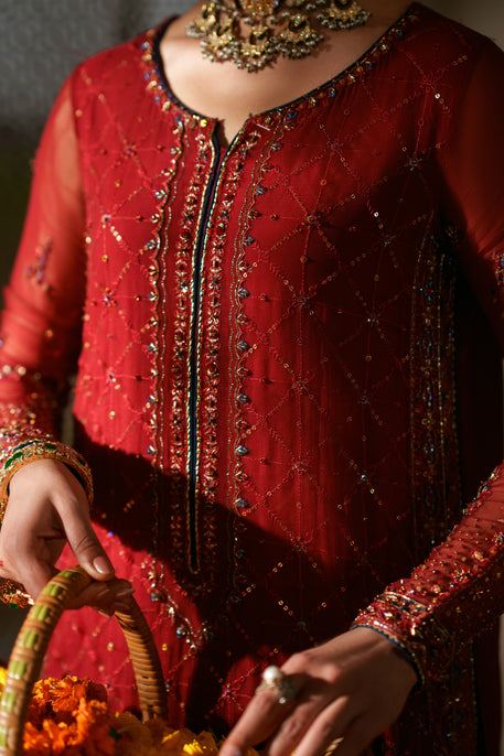 Naqshi | Zariah Crinkle Collection | Faheel - by Libasekhas UK - Registered Vendor of : Naqshi - 100% Original Designer Dress