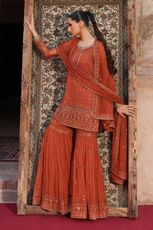 Naqshi | Kiraz Chiffon Collection | Tehzeen - by Libasekhas UK - Registered Vendor of : Naqshi - 100% Original Designer Dress