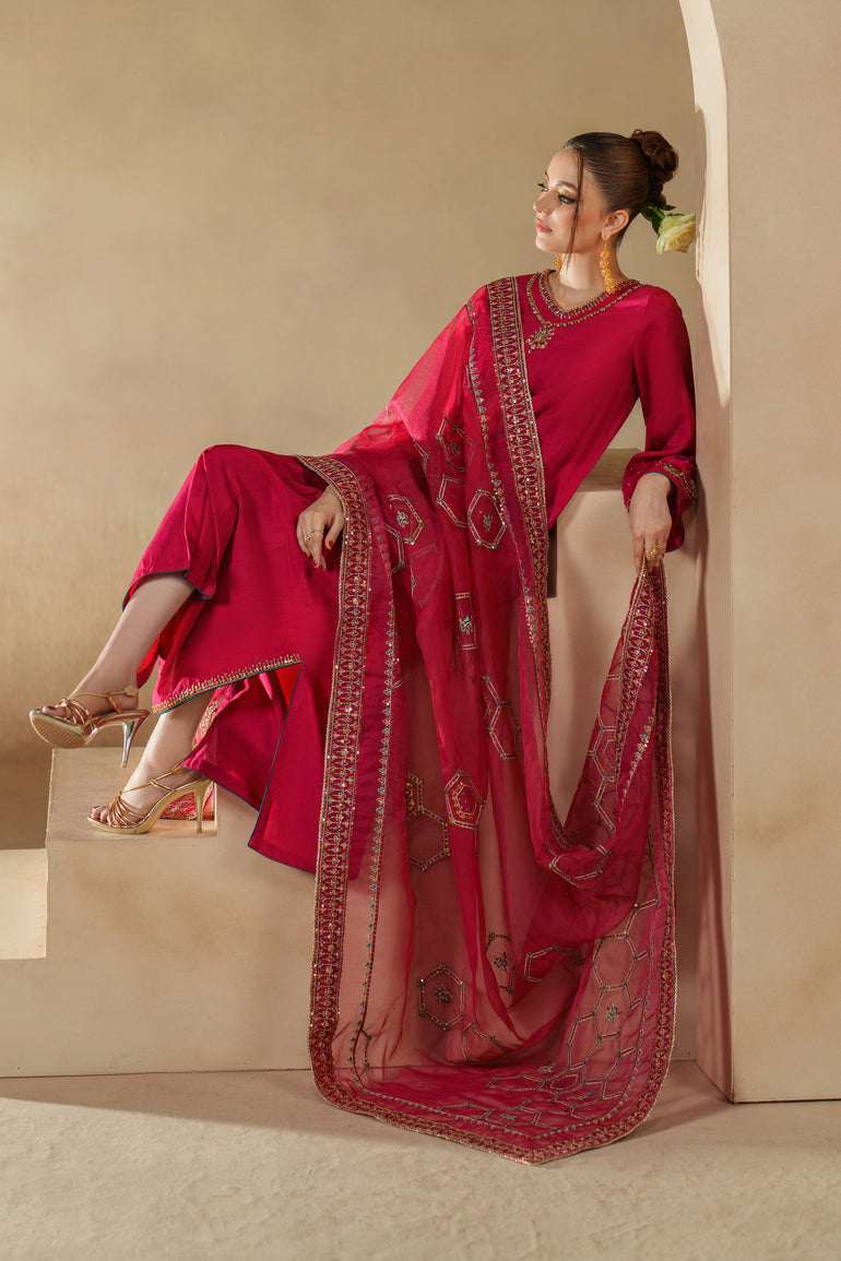 Naqshi | Eros Collection | Sophia - by - Libasekhas UK - Registered Vendor of : Naqshi - 100% Original Designer Dresss