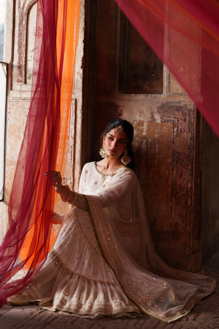 Naqshi | Kiraz Chiffon Collection | Umaima - by Libasekhas UK - Registered Vendor of : Naqshi - 100% Original Designer Dress