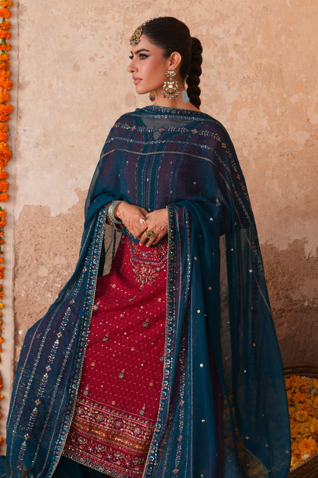 Naqshi | Zariah Crinkle Collection | Shazim - by Libasekhas UK - Registered Vendor of : Naqshi - 100% Original Designer Dress