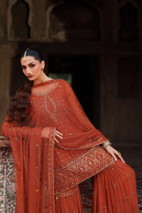 Naqshi | Kiraz Chiffon Collection | Tehzeen - by Libasekhas UK - Registered Vendor of : Naqshi - 100% Original Designer Dress