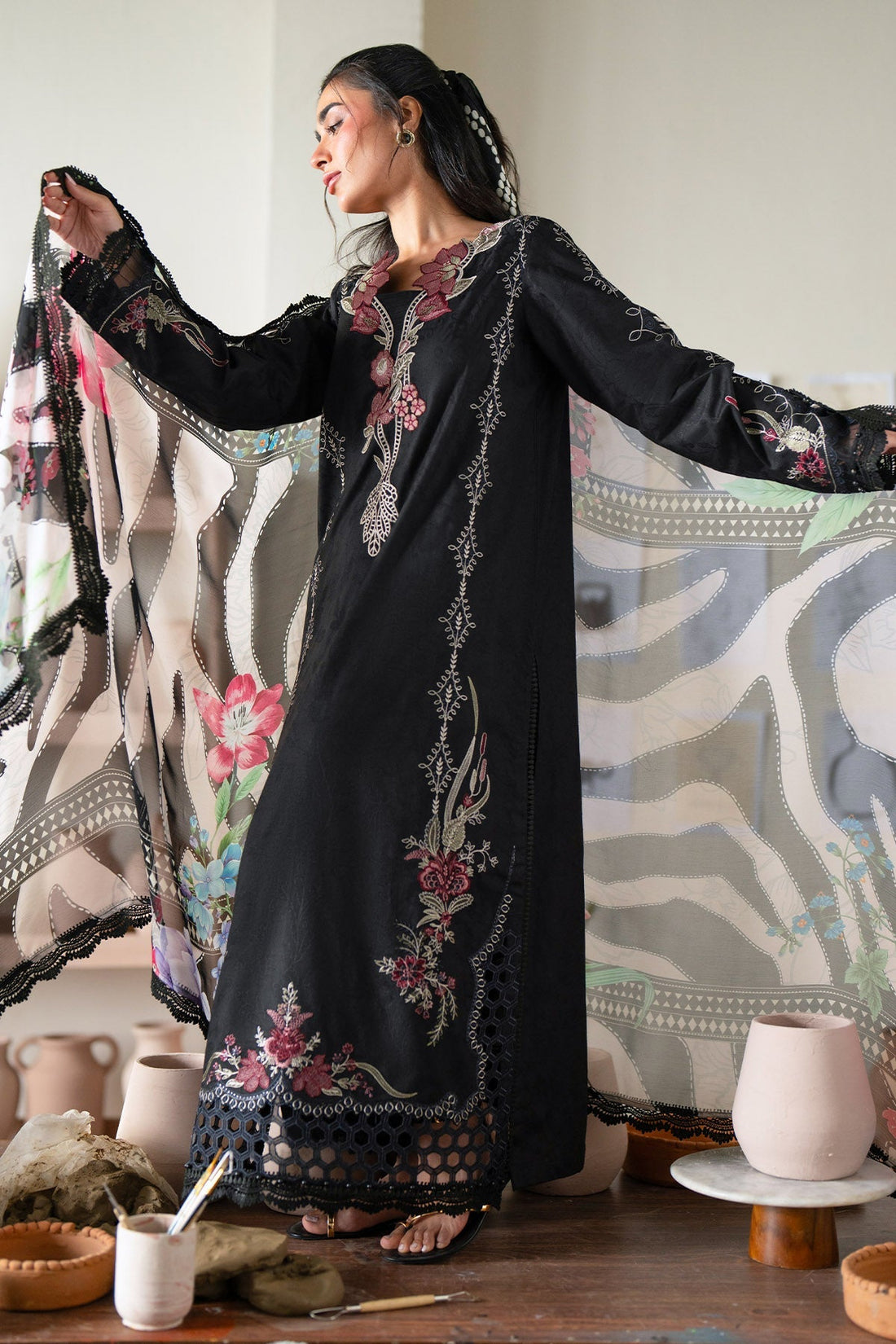 Nureh | Raha Lawn | NE-239 - by Libasekhas UK - Registered Vendor of : Nureh - 100% Original Designer Dress