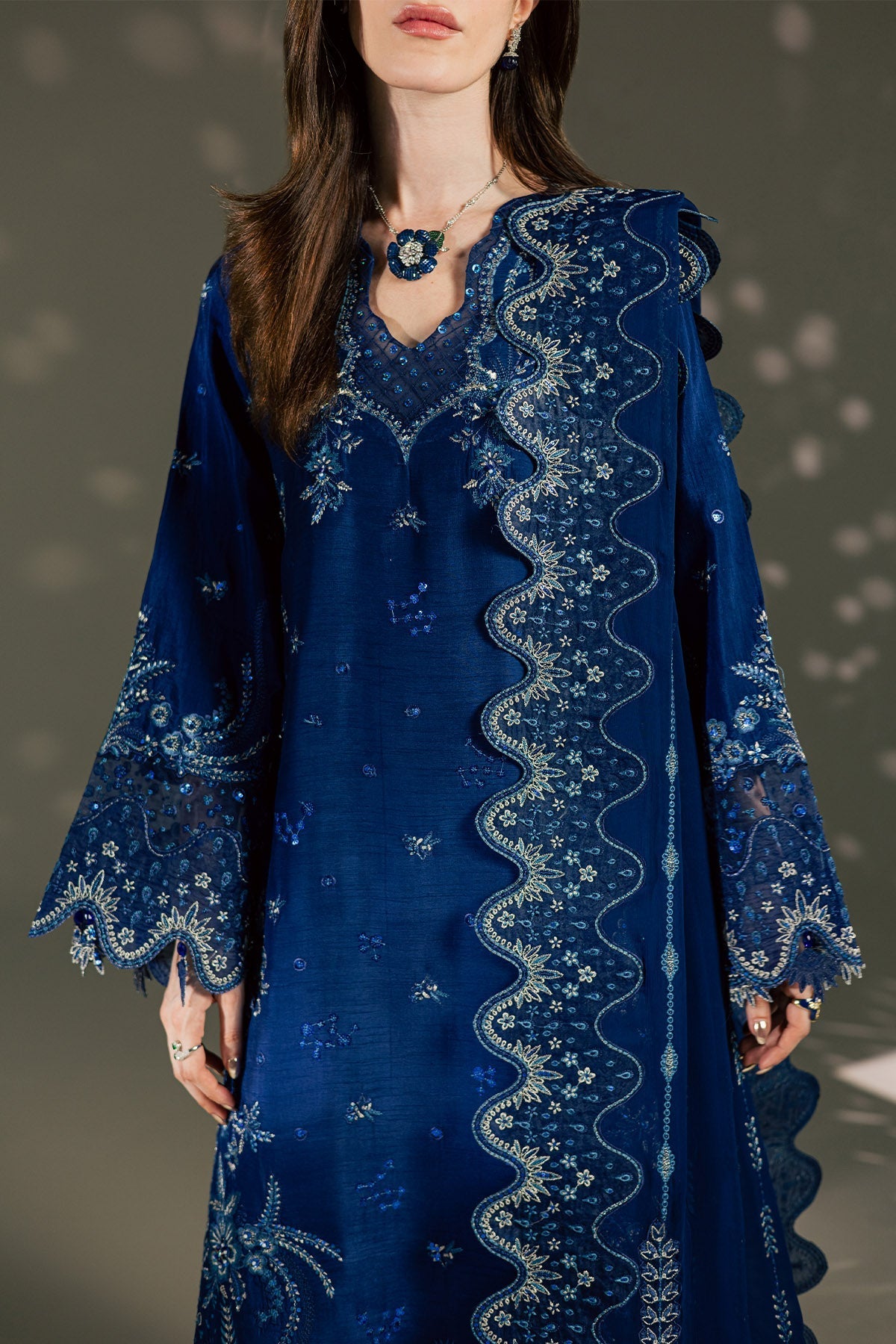 Nureh | The Silk 26 | S-34 - by Libasekhas UK - Registered Vendor of : Nureh - 100% Original Designer Dress