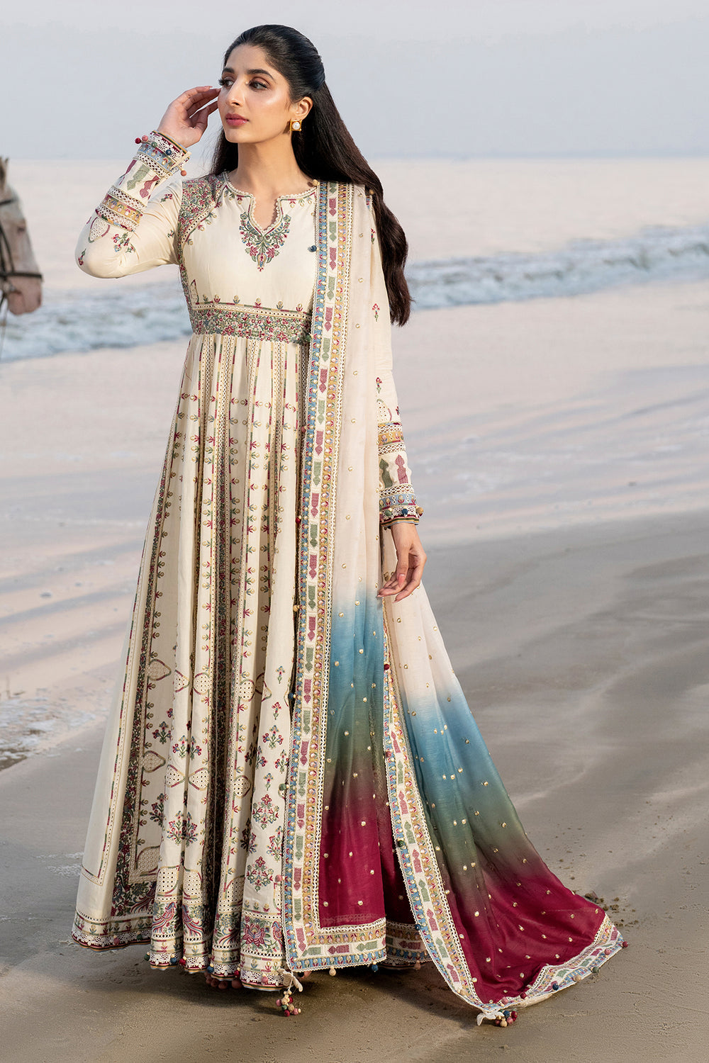 Jazmin | Shahkaar Luxury Eid Lawn SS26 | SL25-D9 - by Libasekhas UK - Registered Vendor of : Jazmin - 100% Original Designer Dress