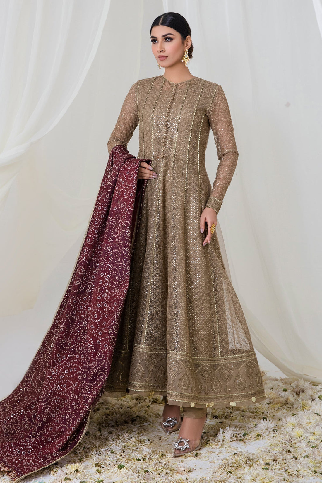 Jazmin | Embroidered Collection | HAZEL HYPE - by - Libasekhas UK - Registered Vendor of : Jazmin - 100% Original Designer Dresss