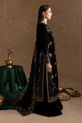 Marjjan | De Rose Velvet | MRV-09 (BLACK) - by - Libasekhas UK - Registered Vendor of : Marjjan - 100% Original Designer Dresss