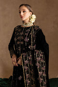 Marjjan | De Rose Velvet | MRV-09 (BLACK) - by - Libasekhas UK - Registered Vendor of : Marjjan - 100% Original Designer Dresss