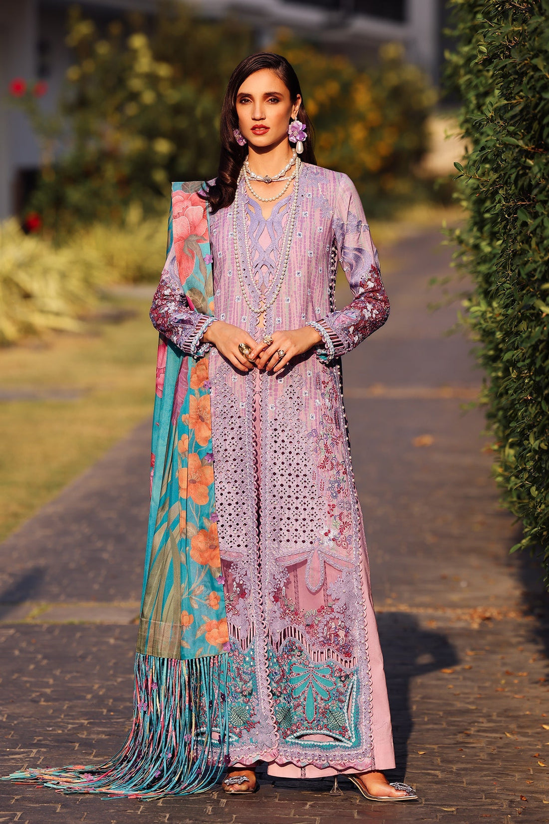 Afrozeh | Lawn 25 | Chrysa - by - Libasekhas UK - Registered Vendor of : Afrozeh - 100% Original Designer Dresss
