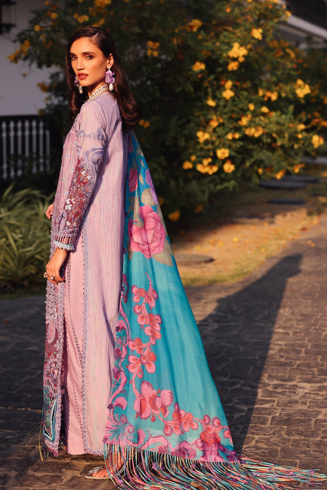 Afrozeh | Lawn 25 | Chrysa - by - Libasekhas UK - Registered Vendor of : Afrozeh - 100% Original Designer Dresss