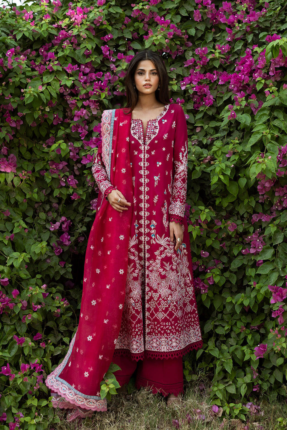 Afrozeh | Mulaqat Lawn 26 | Humnasheen - by Libasekhas UK - Registered Vendor of : Afrozeh - 100% Original Designer Dress