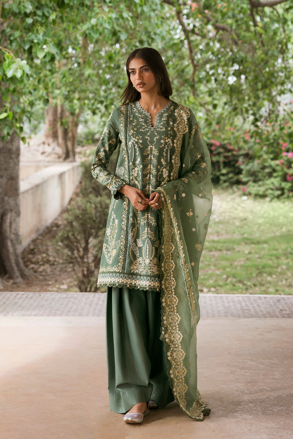 Afrozeh | Mulaqat Lawn 26 | Waadha - by Libasekhas UK - Registered Vendor of : Afrozeh - 100% Original Designer Dress