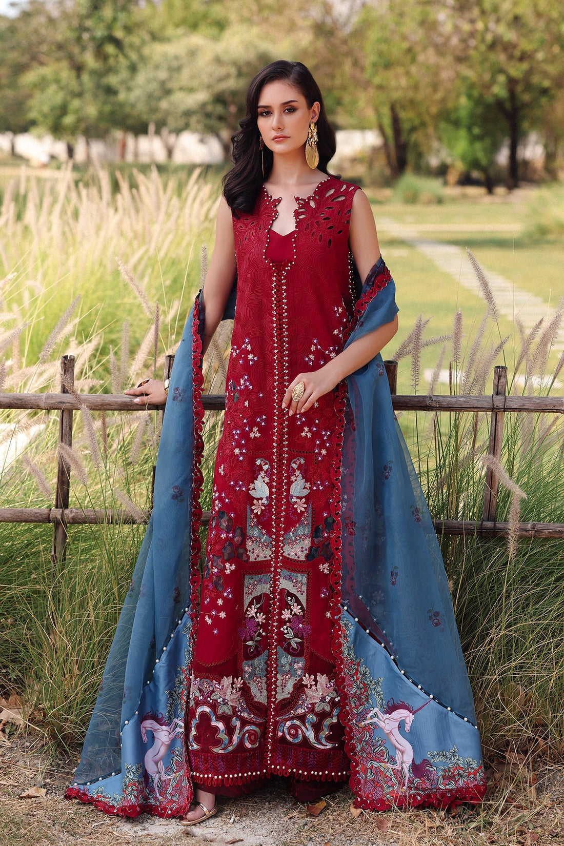 Afrozeh | Lawn 25 | Glacis - by - Libasekhas UK - Registered Vendor of : Afrozeh - 100% Original Designer Dresss