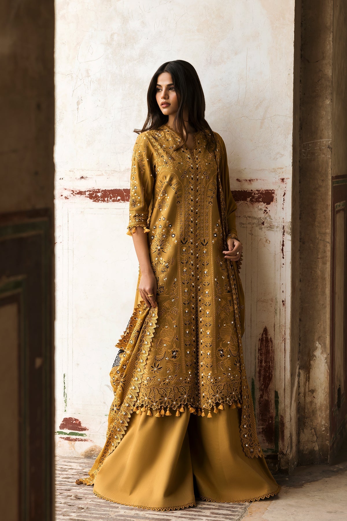 Afrozeh | Mulaqaat Lawn | Wafa - by - Libasekhas UK - Registered Vendor of : Afrozeh - 100% Original Designer Dresss