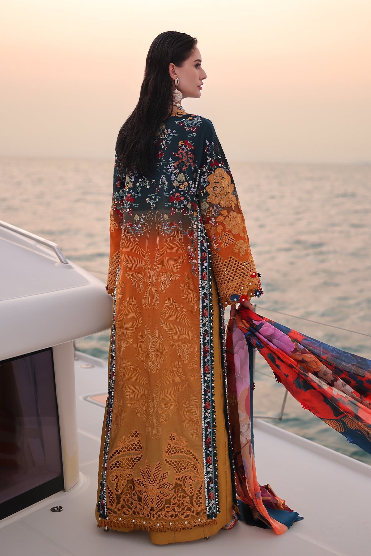 Afrozeh | Lawn 25 | Halcy - by - Libasekhas UK - Registered Vendor of : Afrozeh - 100% Original Designer Dresss