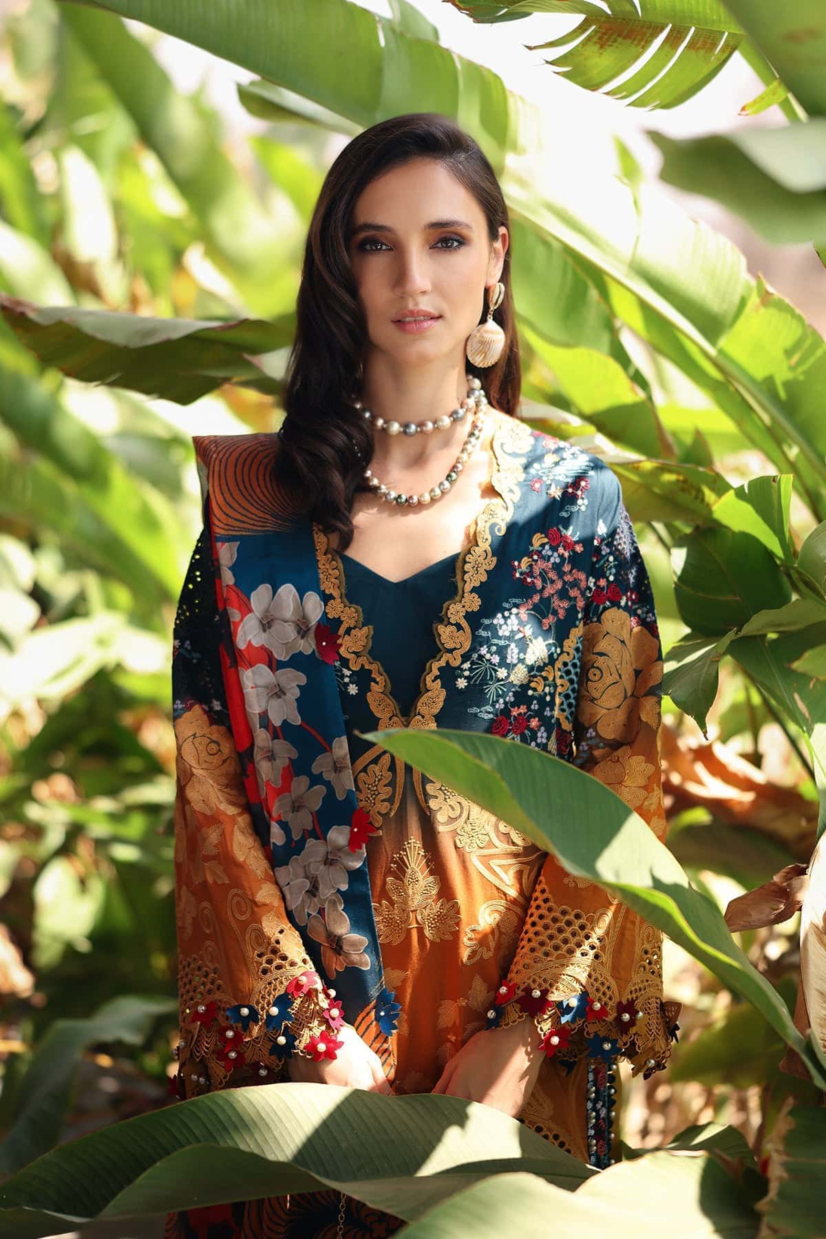 Afrozeh | Lawn 25 | Halcy - by - Libasekhas UK - Registered Vendor of : Afrozeh - 100% Original Designer Dresss