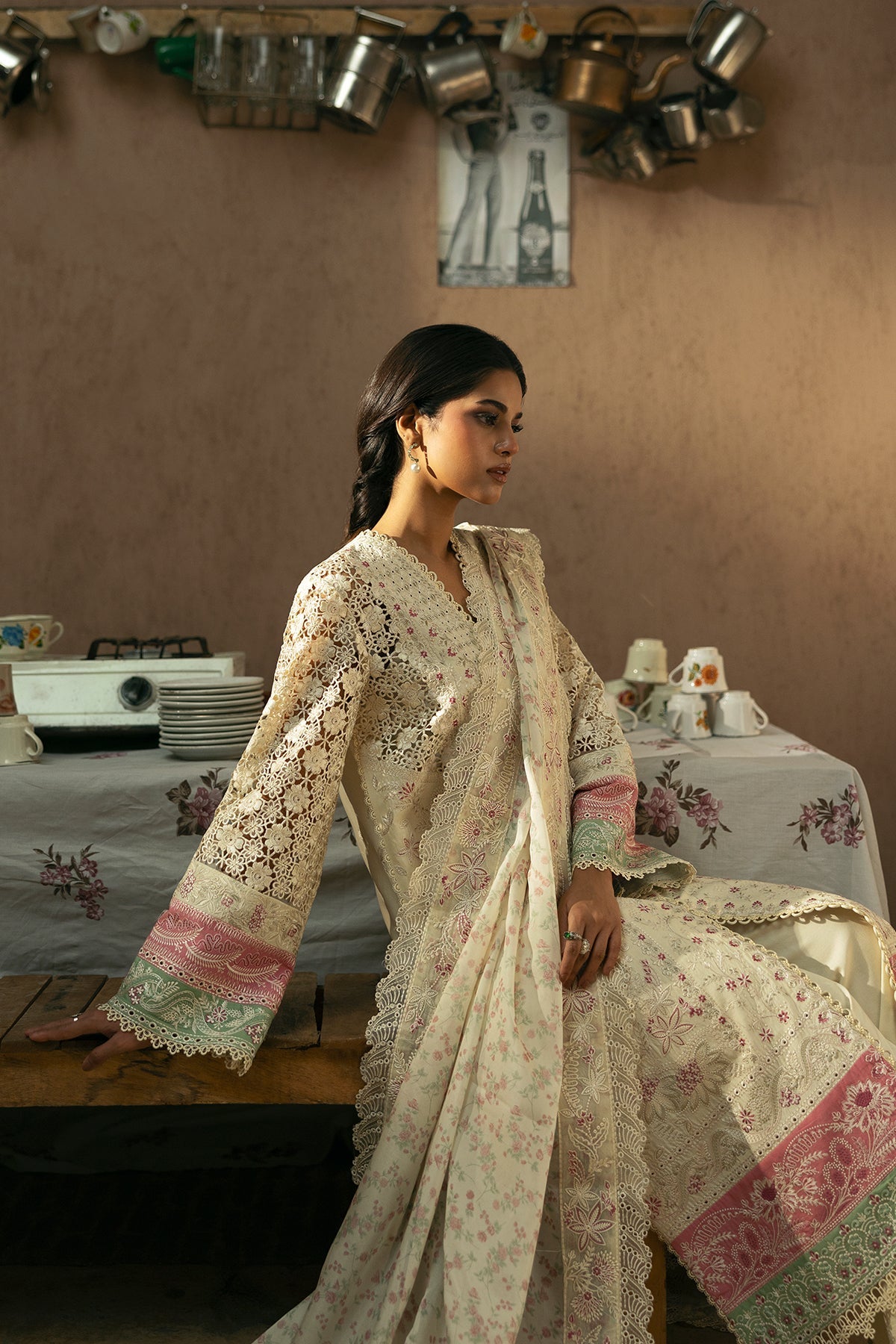 Afrozeh | Mulaqaat Lawn | Mohabbat - by - Libasekhas UK - Registered Vendor of : Afrozeh - 100% Original Designer Dresss