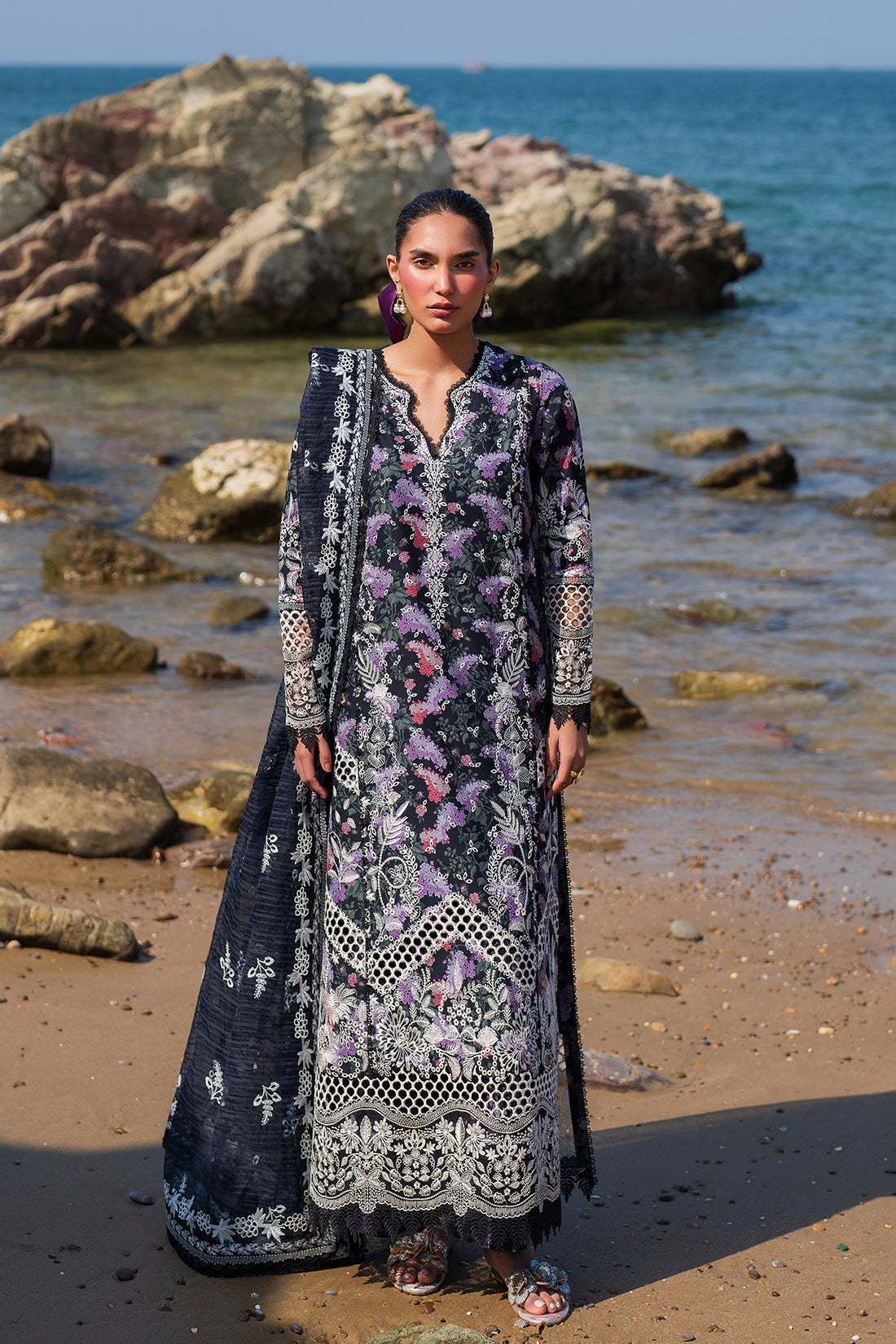 Afrozeh | Endless Summer | Velour - by - Libasekhas UK - Registered Vendor of : Afrozeh - 100% Original Designer Dresss