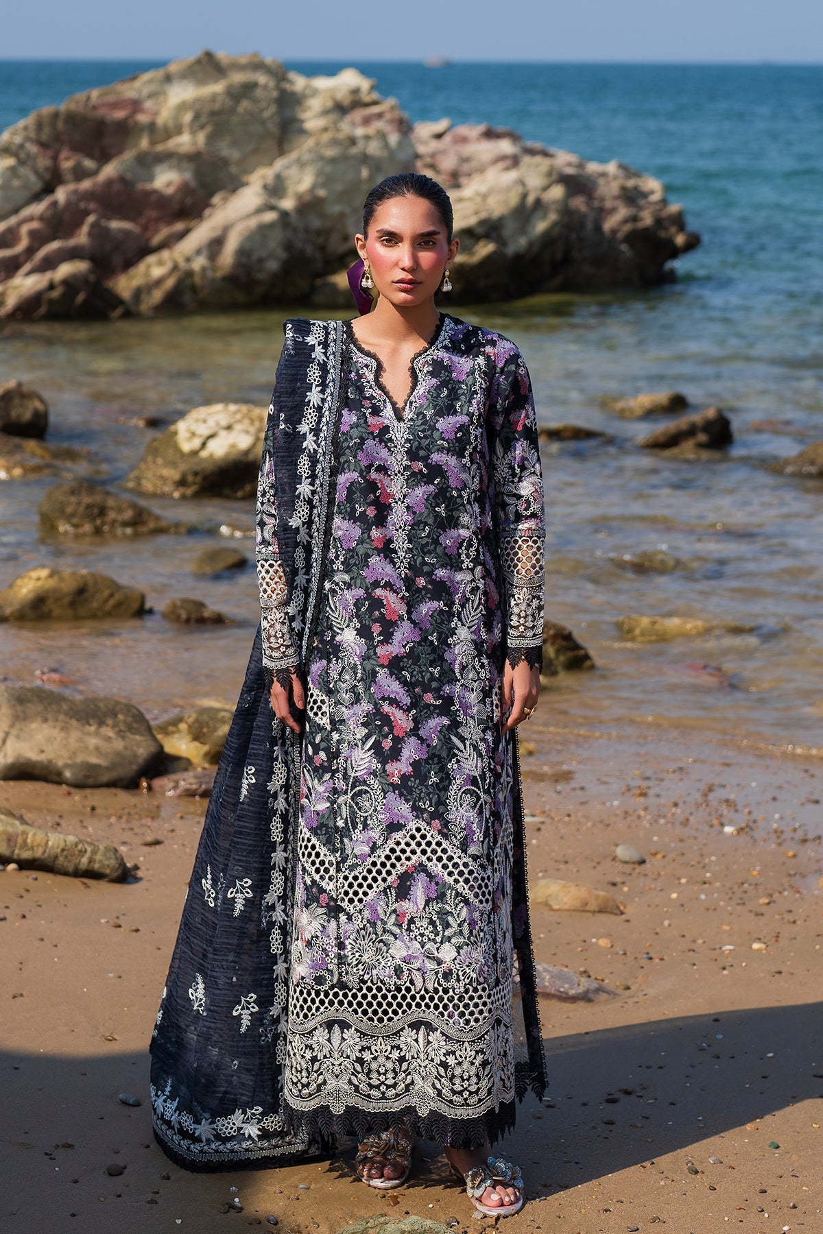 Afrozeh | Endless Summer | Velour - by - Libasekhas UK - Registered Vendor of : Afrozeh - 100% Original Designer Dresss
