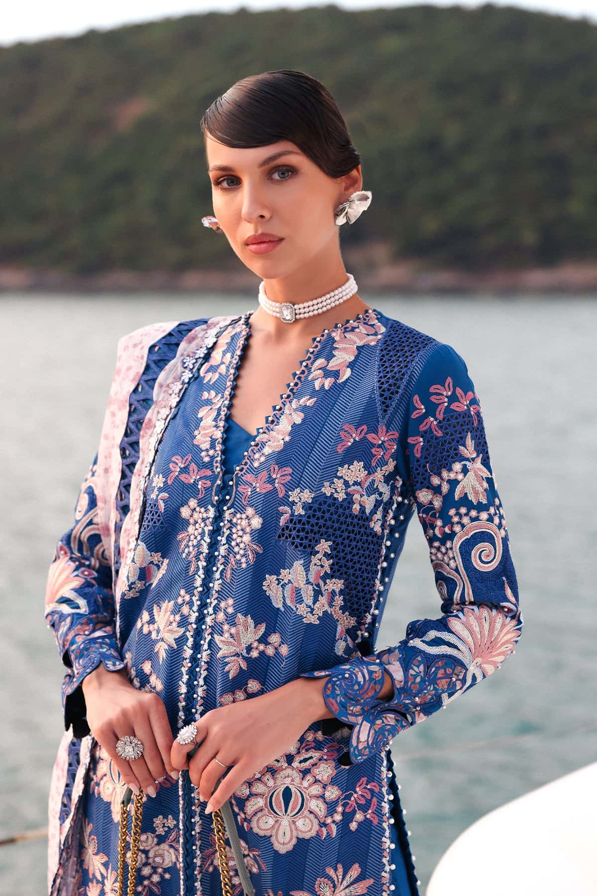 Afrozeh | Lawn 25 | Eclipse - by - Libasekhas UK - Registered Vendor of : Afrozeh - 100% Original Designer Dresss