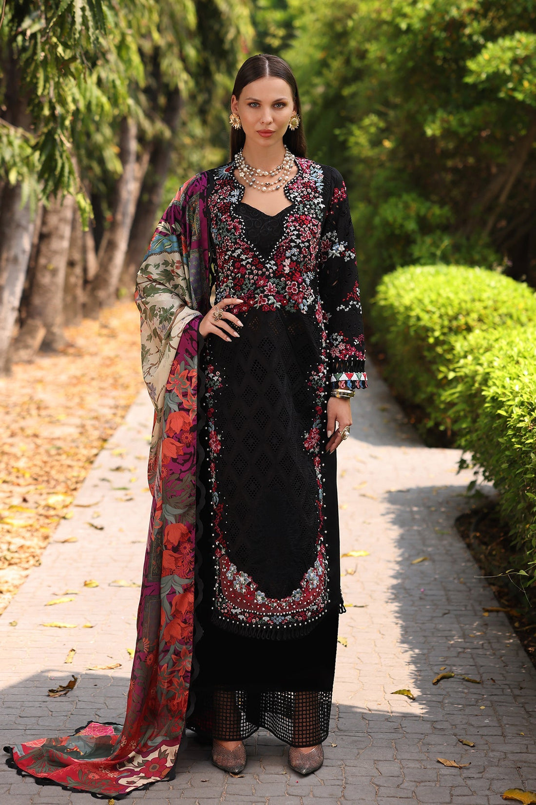 Afrozeh | Lawn 25 | Elva - by - Libasekhas UK - Registered Vendor of : Afrozeh - 100% Original Designer Dresss
