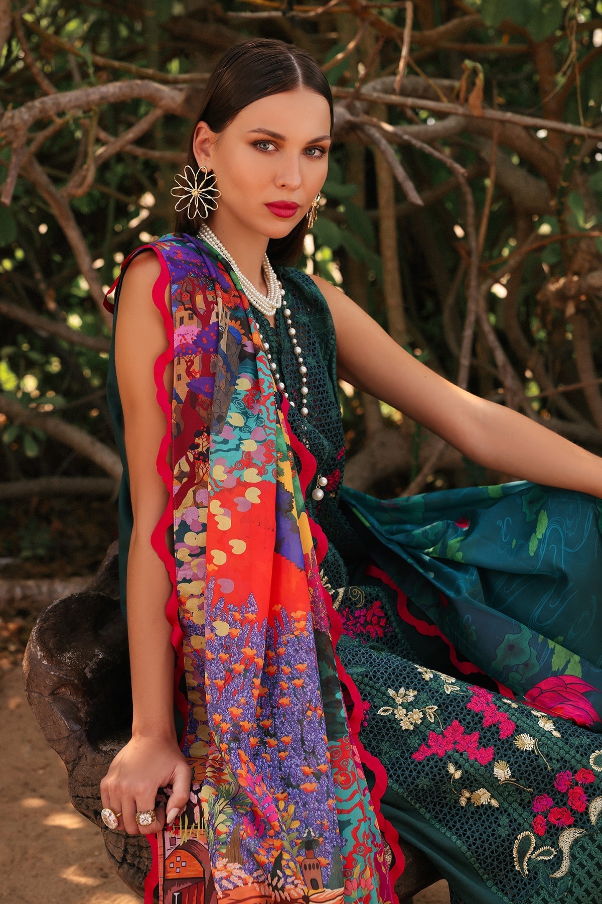 Afrozeh | Lawn 25 | Vermora - by - Libasekhas UK - Registered Vendor of : Afrozeh - 100% Original Designer Dresss