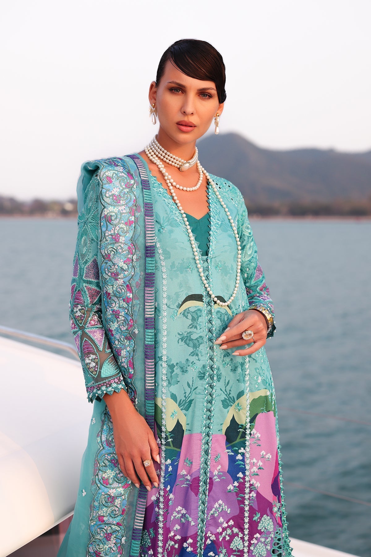 Afrozeh | Lawn 25 | Sovana - by - Libasekhas UK - Registered Vendor of : Afrozeh - 100% Original Designer Dresss