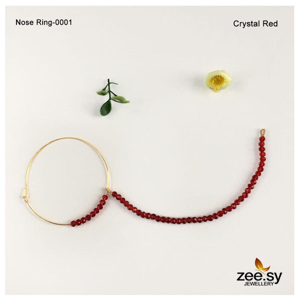 Wedding Nose Ring-0001 - by - Libasekhas UK - Registered Vendor of : Zeesy - 100% Original Designer Dresss